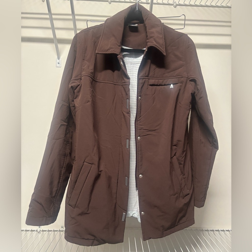 Nike Sphere Thermal Zip Athletic Fitted Jacket with Pockets